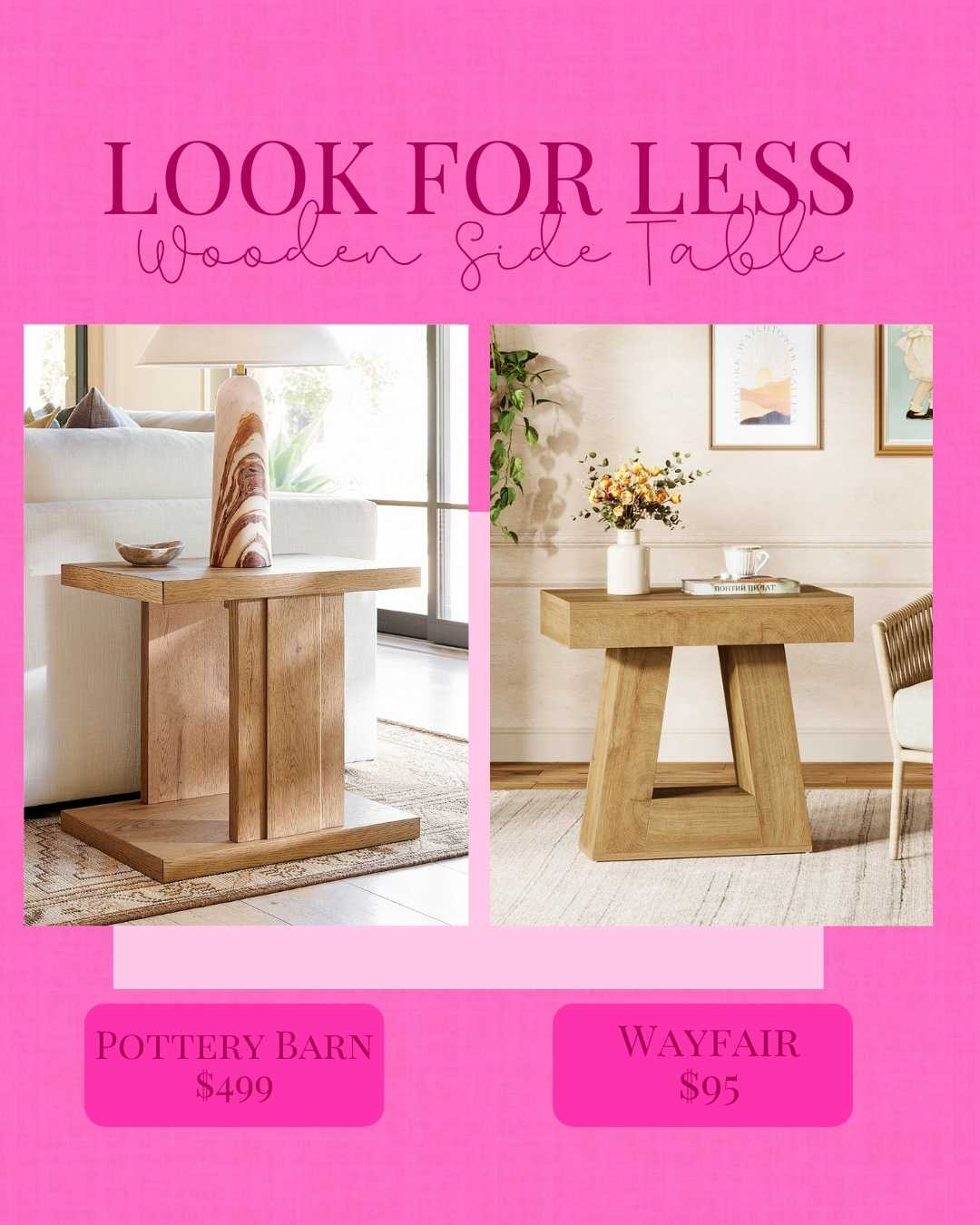 LOOK FOR LESS! This side table is such a good find, so similar to the Pottery Barn option but under $100!! 

home decor, side table, furniture sales, home sale, living room decor, home style  

 #LTKHome #LTKSaleAlert