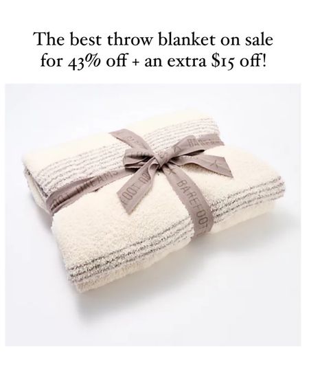 Use code FEBRUARY15 for an extra $15 off purchases over $35 at @qvc (new customer deal!) and this can be stacked with this blanket being 43% off today! $160 blanket for $75 🙌🏼 #LoveQVC #AD