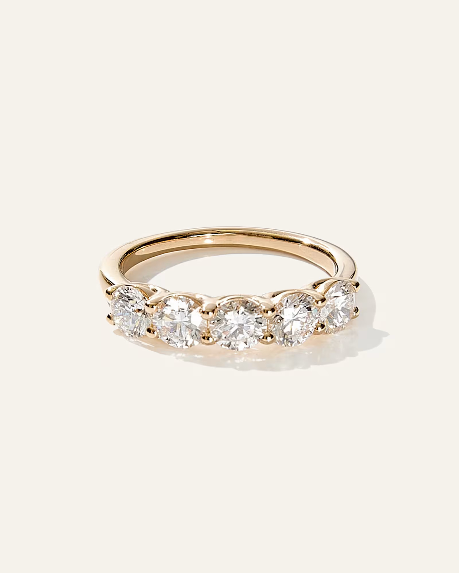 Lab Grown Diamond Five Stone Band | Quince