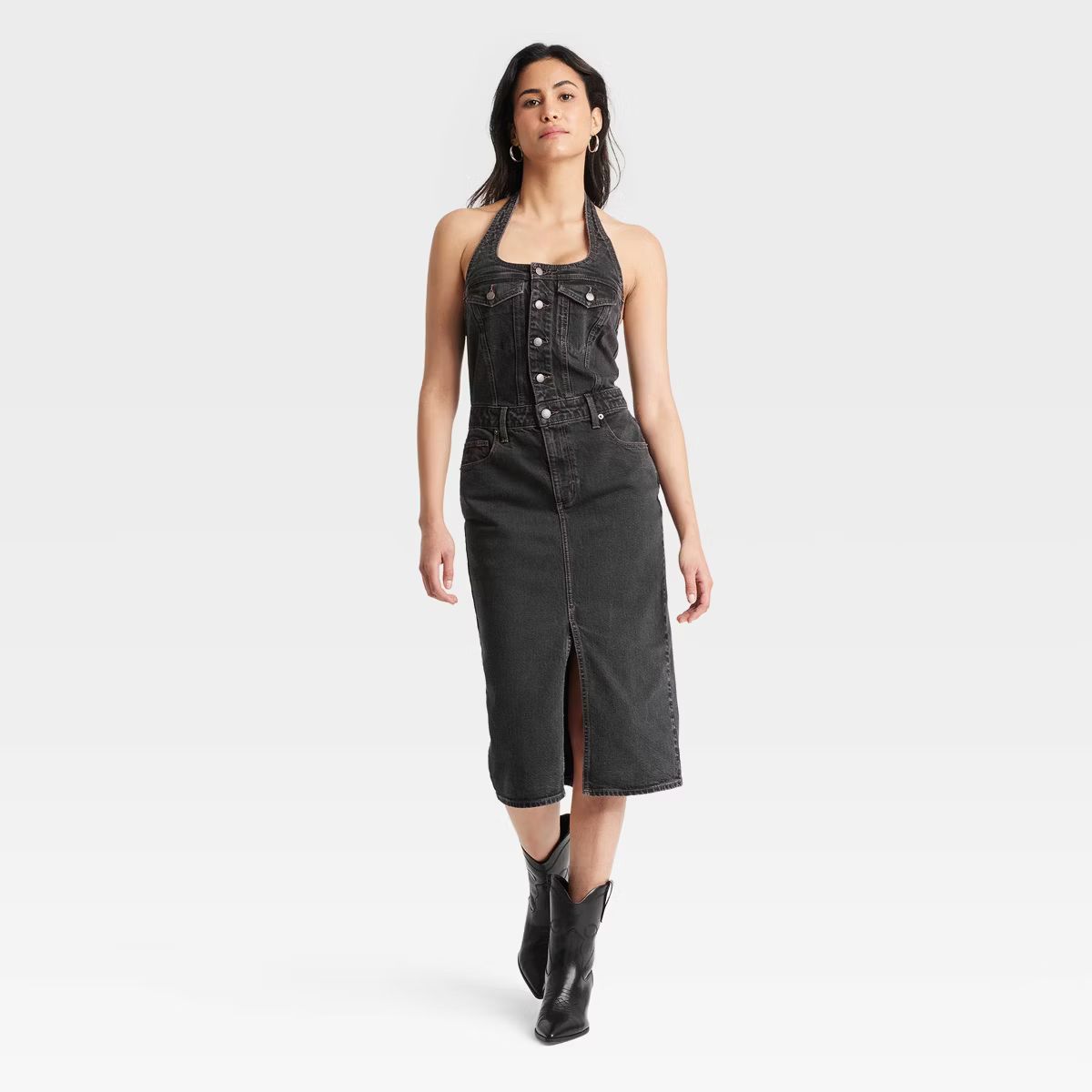 Women's Denim Midi Dress - Universal Thread™ | Target