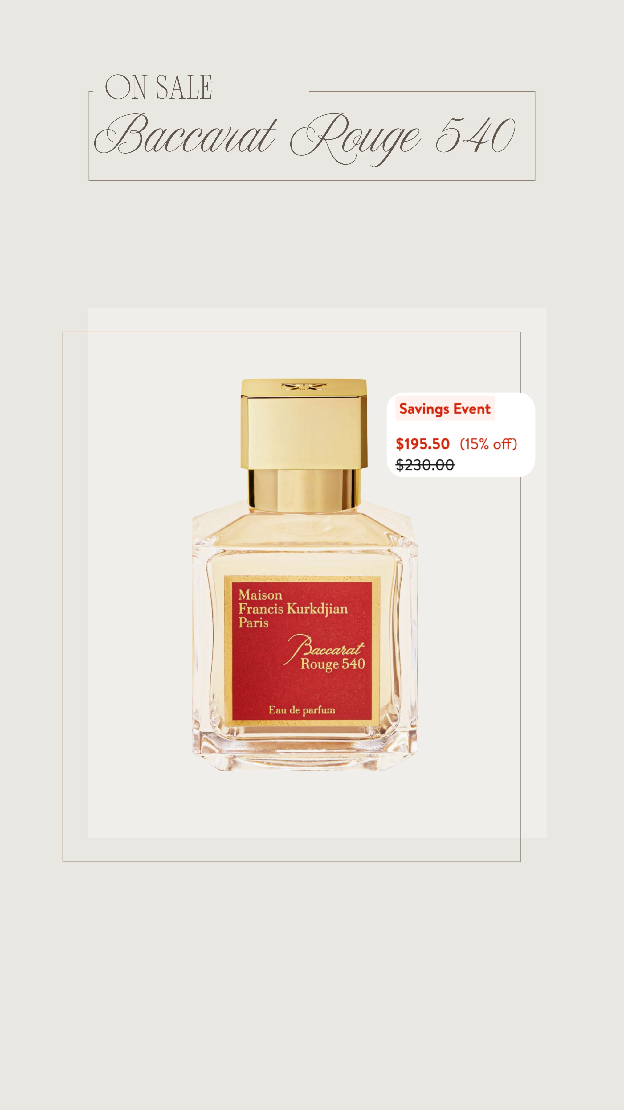 Save on one of my favorite fragrances! 

 #LTKSaleAlert #LTKBeauty