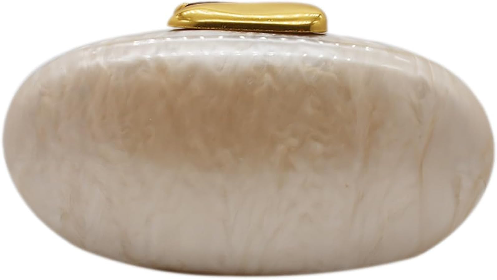 Shell Acrylic Evening Clutch Purse for Women Egg Shape Acrylic Handbags Oval Wedding Party Should... | Amazon (US)