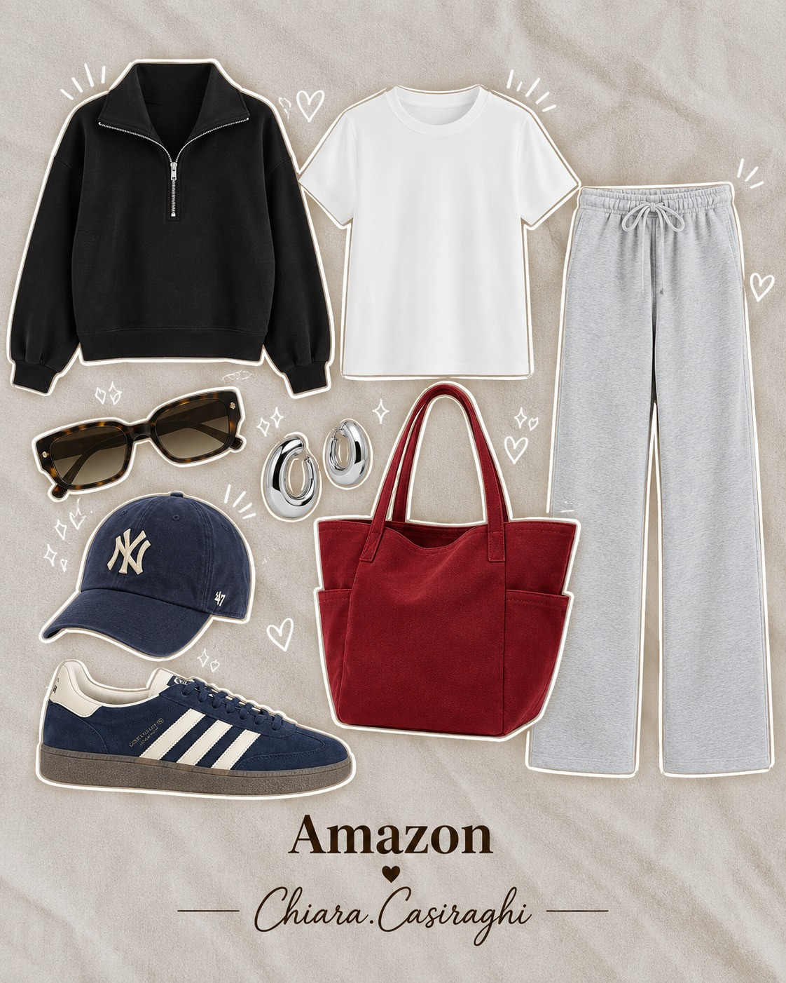 Check out my new Amazon favorites for a comfy yet chic look! #ChiaraCasiraghi
 

 #LTKvlog #LTKU #LTKSaleAlert