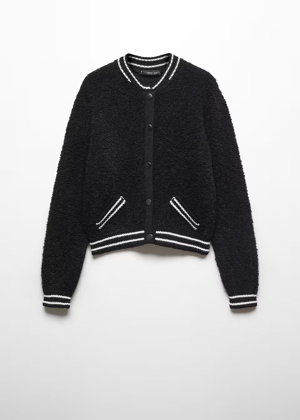 Knitted bomber jacket -  Women | Mango USA | MANGO (US)