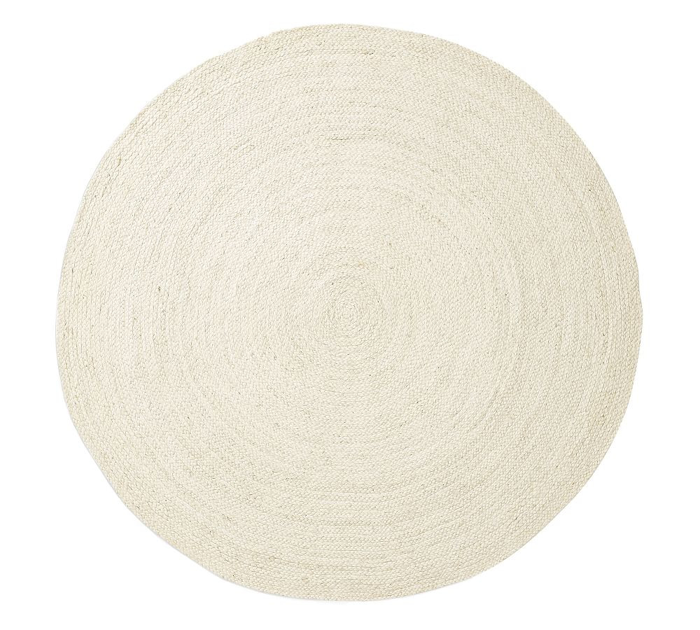Round Hand-Braided Jute Rug | Pottery Barn (US)