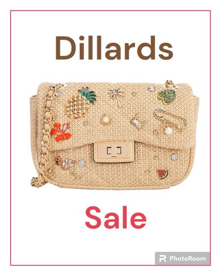 Dillards cute sale straw bag. 

#handbag

#LTKsalealert #LTKitbag