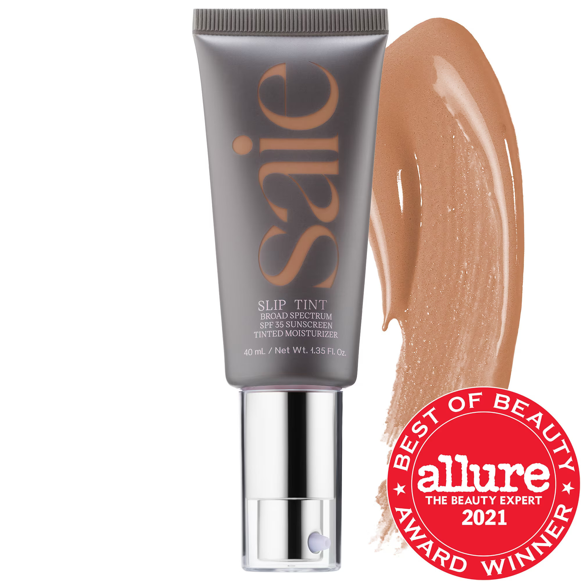 Saie Slip Tint - Lightweight Tinted Moisturizer with Mineral Zinc SPF 35 and Hyaluronic Acid Five 1.3 oz/ 40 mL | Sephora (US)