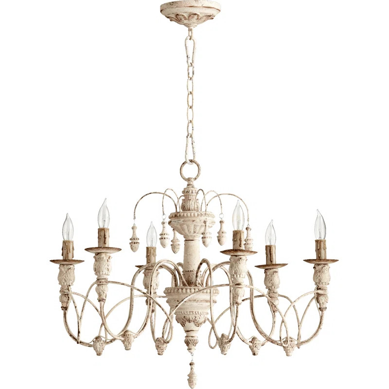 Paladino 6 - Light Candle Style Classic / Traditional Chandelier | Wayfair North America