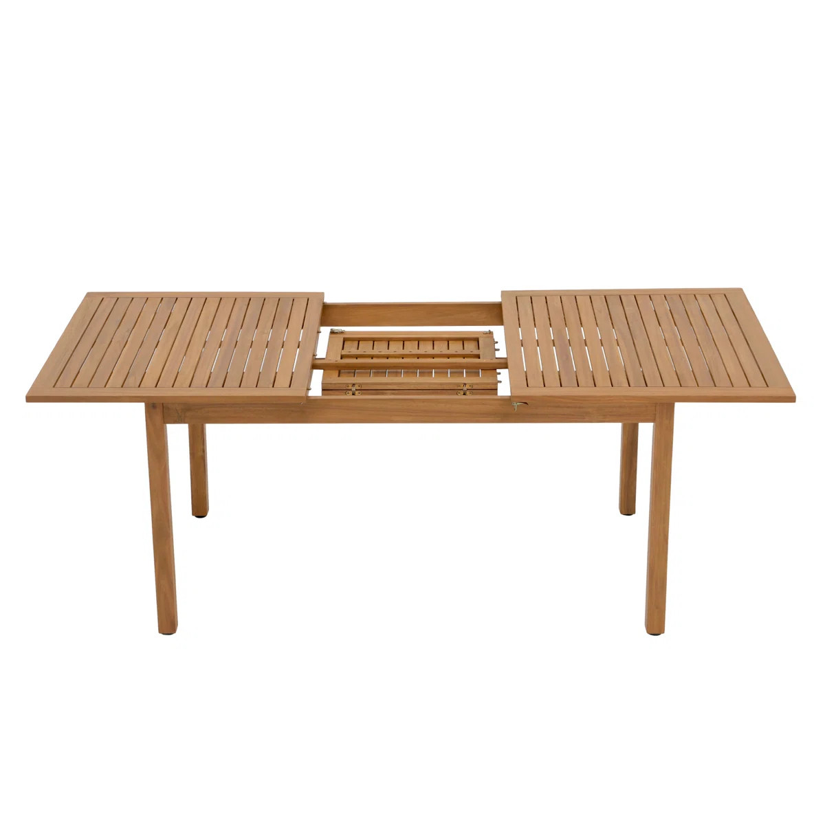 Kilani 6 - Person Acacia Wood Patio Dining Set with Extendable Rectangular Table , Cushions Inclu... | Wayfair North America