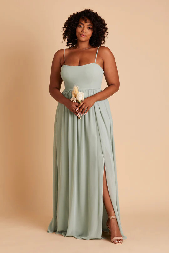 August Convertible Dress Curve - Sage | Birdy Grey