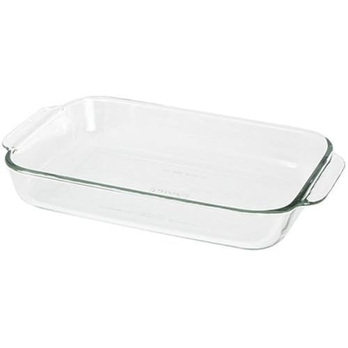Pyrex Easy Grab 2-Qt Glass Casserole Dish with Lid, Tempered Glass Baking Dish with Large Handles, Dishwashwer, Microwave, Freezer and Pre-Heated Oven Safe | Amazon (US)