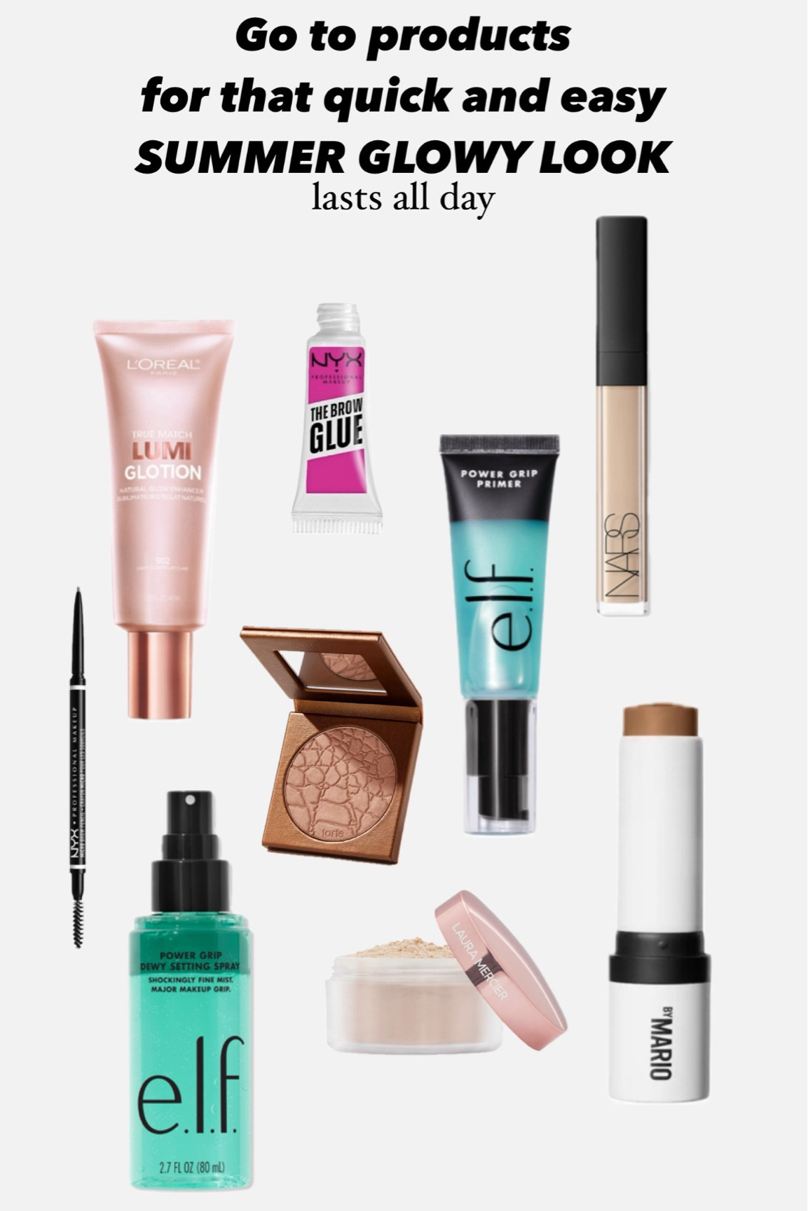 My favorite products for that summer glowy look that will last all day. Even with that hot weather 

#LTKSummerSales