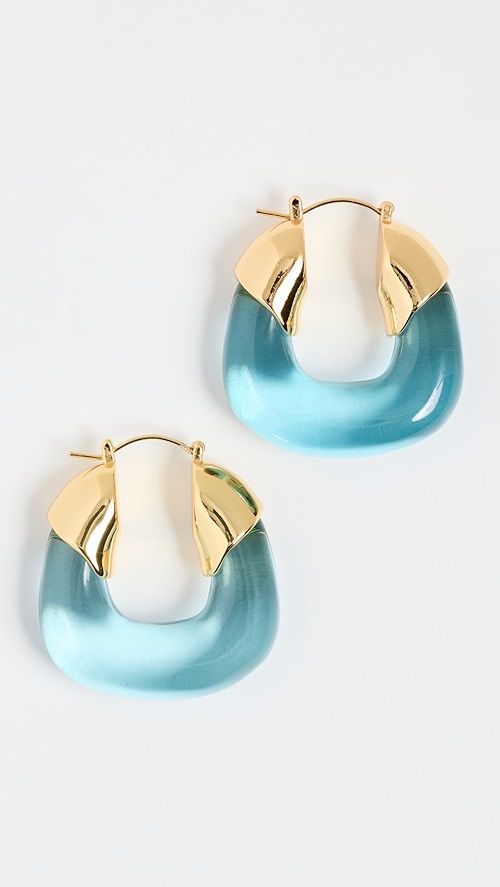 Lizzie Fortunato Hoops in Turquoise | SHOPBOP | Shopbop