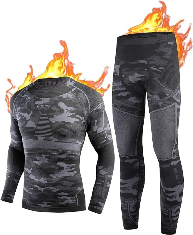 Thermal Underwear for Men Long Johns for Men, Long Underwear Mens Base Layer Men for Cold Weather | Amazon (US)
