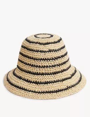 Striped Crochet Bucket Hat | Marks & Spencer (UK)