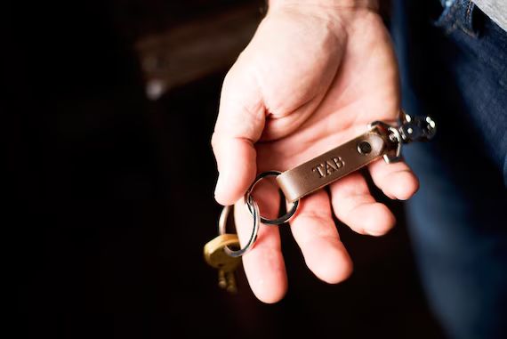 Personalized Leather Keychain Horween Leather Key Clip Key | Etsy | Etsy (US)