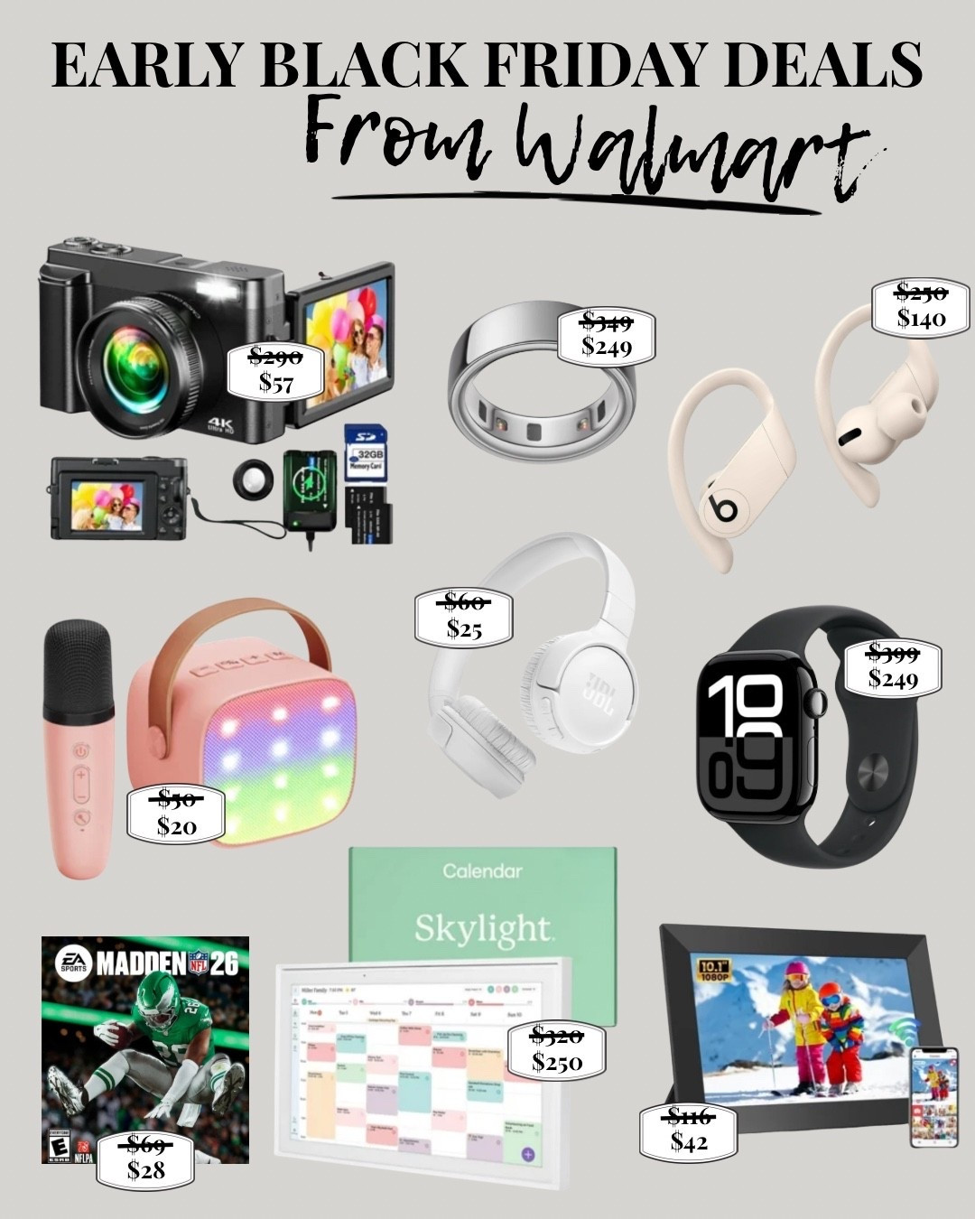If electronics are on you holiday list… RUN! Walmarts Early Black Friday electronics are unreal. Perfect for anyone hard to shop for 🔥

#walmartfinds #earlyblackfriday #electronics #giftideas 

#LTKSaleAlert #LTKCyberWeek #LTKGiftGuide