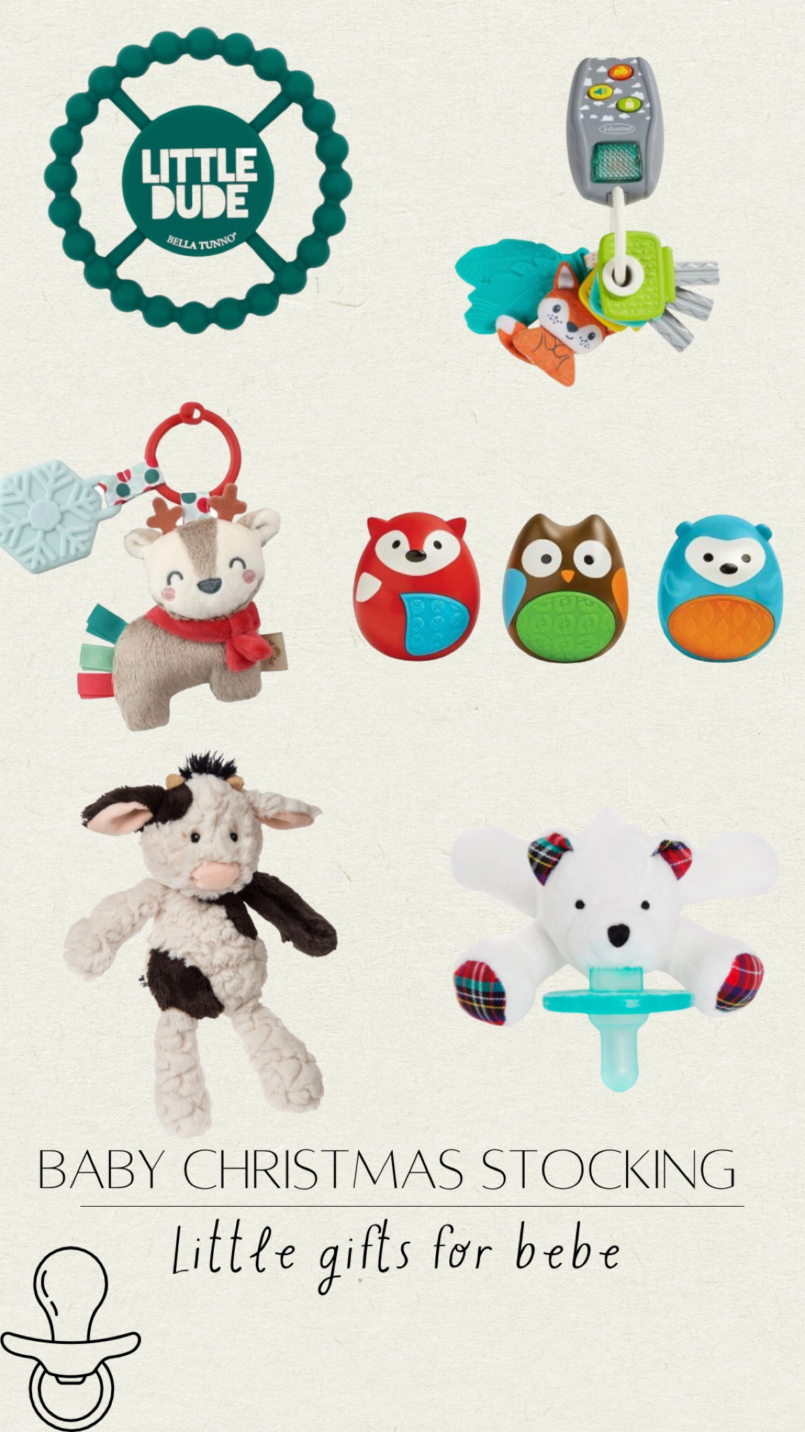 Baby Christmas stocking gifts // baby stocking stuffers 

#LTKbaby #LTKfamily #LTKHoliday