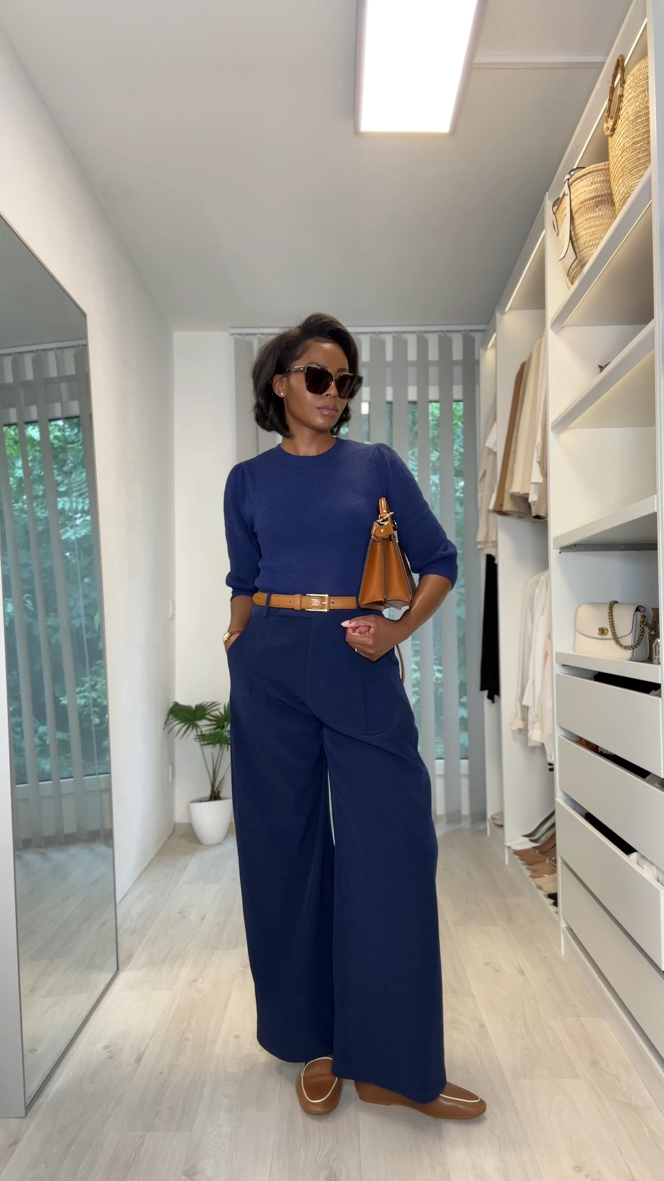What to wear to brunch and shopping 

Trousers @rihoas
Short sleeve Top @urban revivo 
Belt @mango
Loafers @ralplauen
Bag @fendi peekaboo east west

I linked similar or exact pieces for you! 💖

#LTKStyleTip