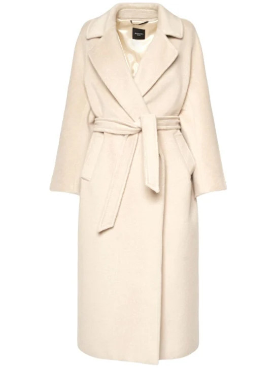 Tempera wool blend belted coat | Luisaviaroma