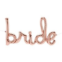 Bride Balloon Banner Rose Gold | Foil Bachelorette Bridal Shower Party Decorations & Supplies | Etsy (US)