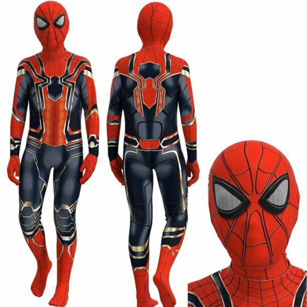 Kids Spiderman Cosplay Costume Zentai Halloween Jumpsuit for Child Boys Superhero Fancy Dress Sui... | Walmart (US)