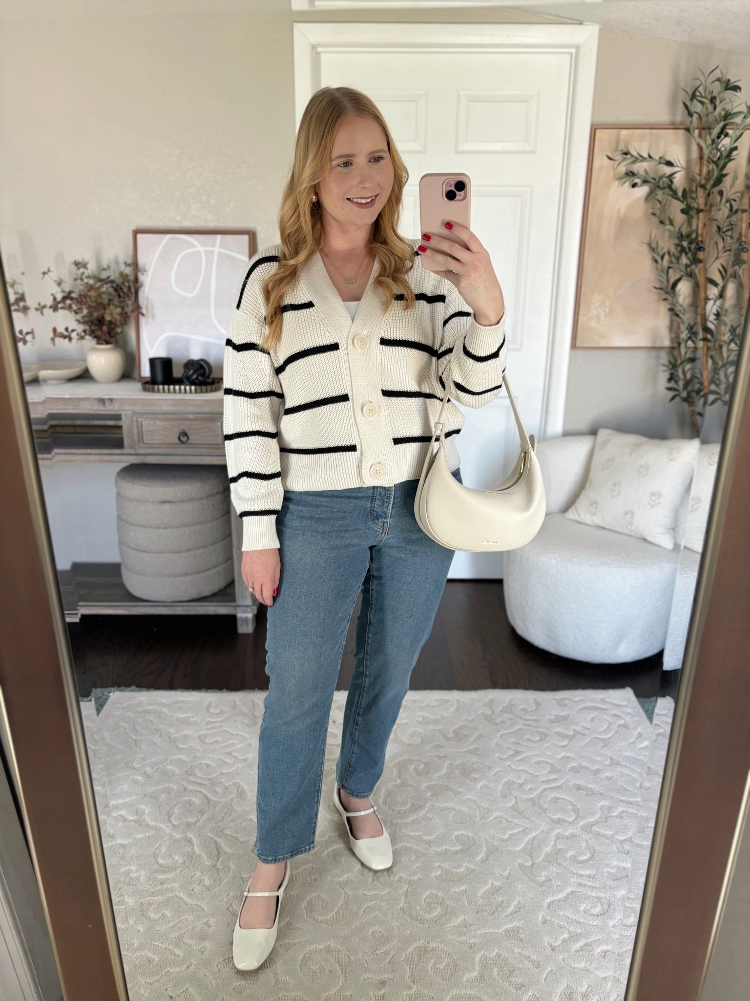 Target cardigan: sized down (xs) with straight leg universal thread jeans (amazing! Look and feel like Abercrombie) size 10 in heans, target outfit, fall outfits, fall outfit idea,  target fall outfit, target fashion finds 

#LTKFindsUnder50 #LTKSeasonal #LTKSaleAlert