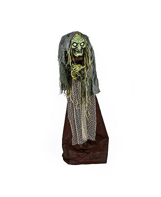 59" Animated Halloween Sound Activated Witch | Macy's
