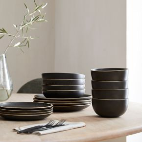 Mill Stoneware Dinnerware (Set of 16) | West Elm (US)