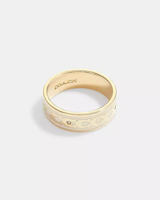 Signature Enamel Ring | Coach (US)