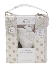 6pc Olive Printed Sheet Set | TJ Maxx