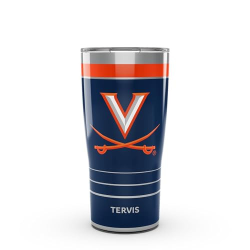 Tervis Traveler Virginia Cavaliers - MVP Triple Insulated Tumbler Travel Cup Keeps Drinks Cold & Hot, 20oz, Stainless Steel | Amazon (US)