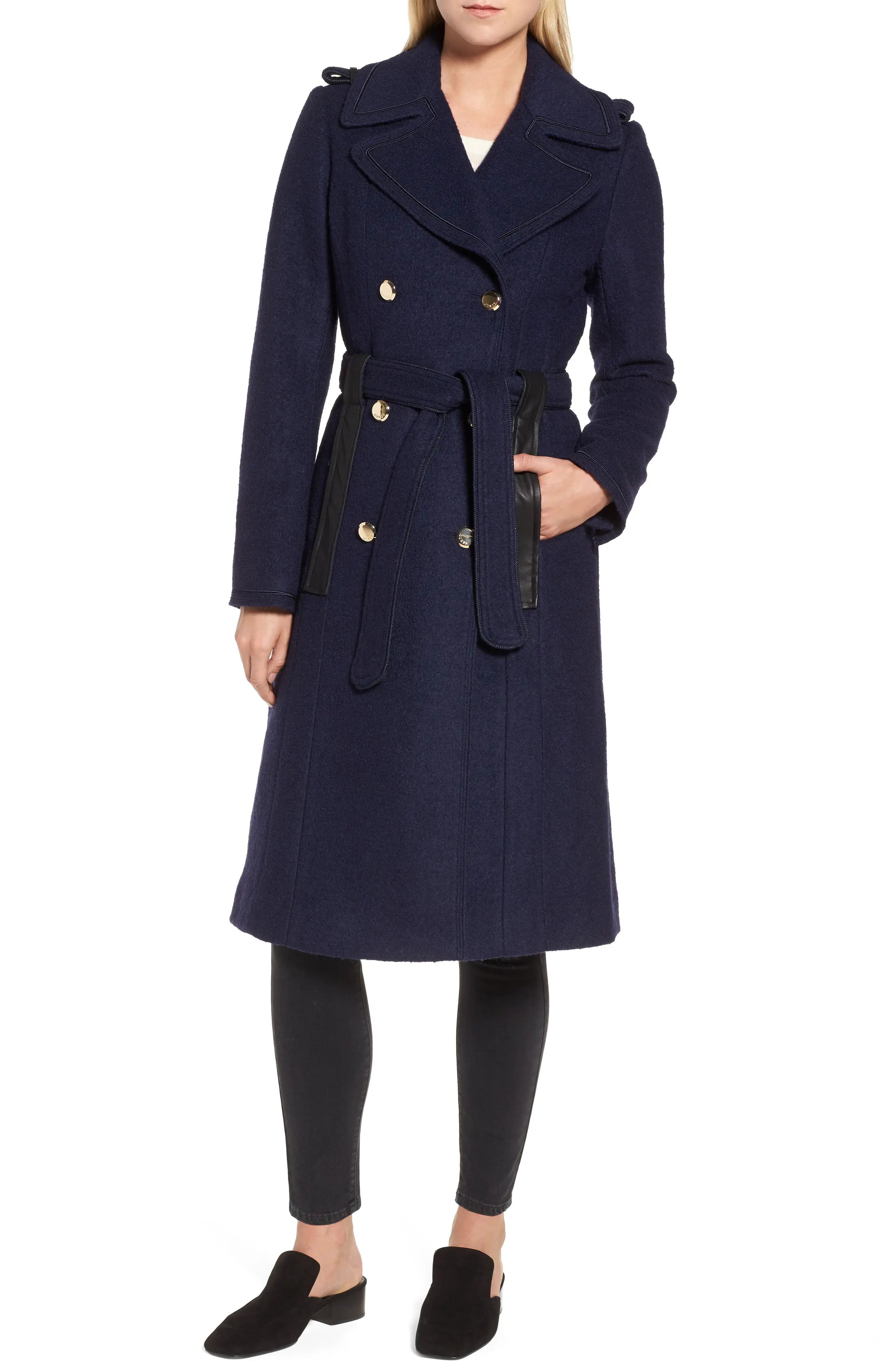 Boiled Wool Trench Coat | Nordstrom
