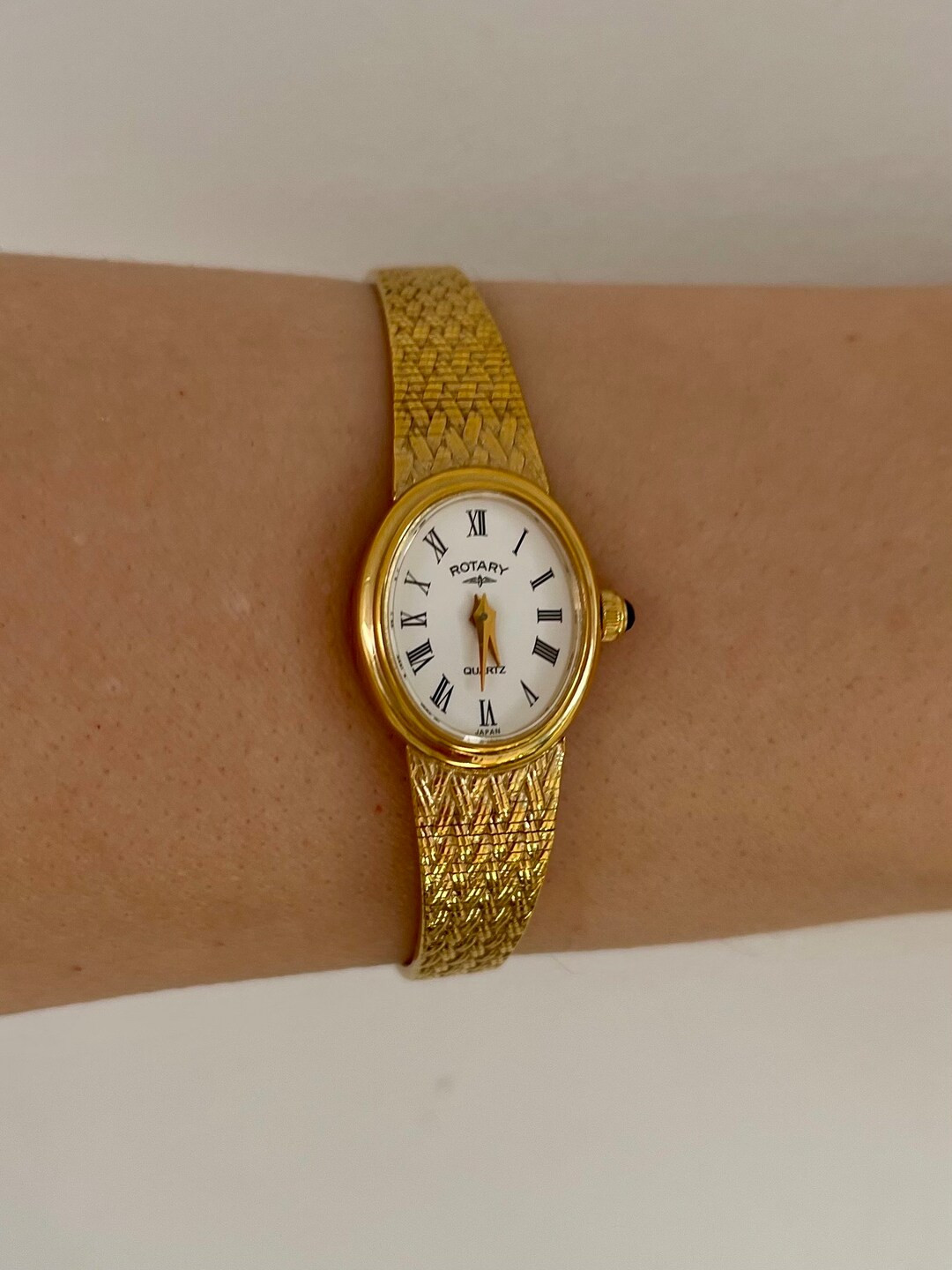 Vintage Minimal Rotary Quartz Women Gold Wrist Watch - Etsy | Etsy (US)