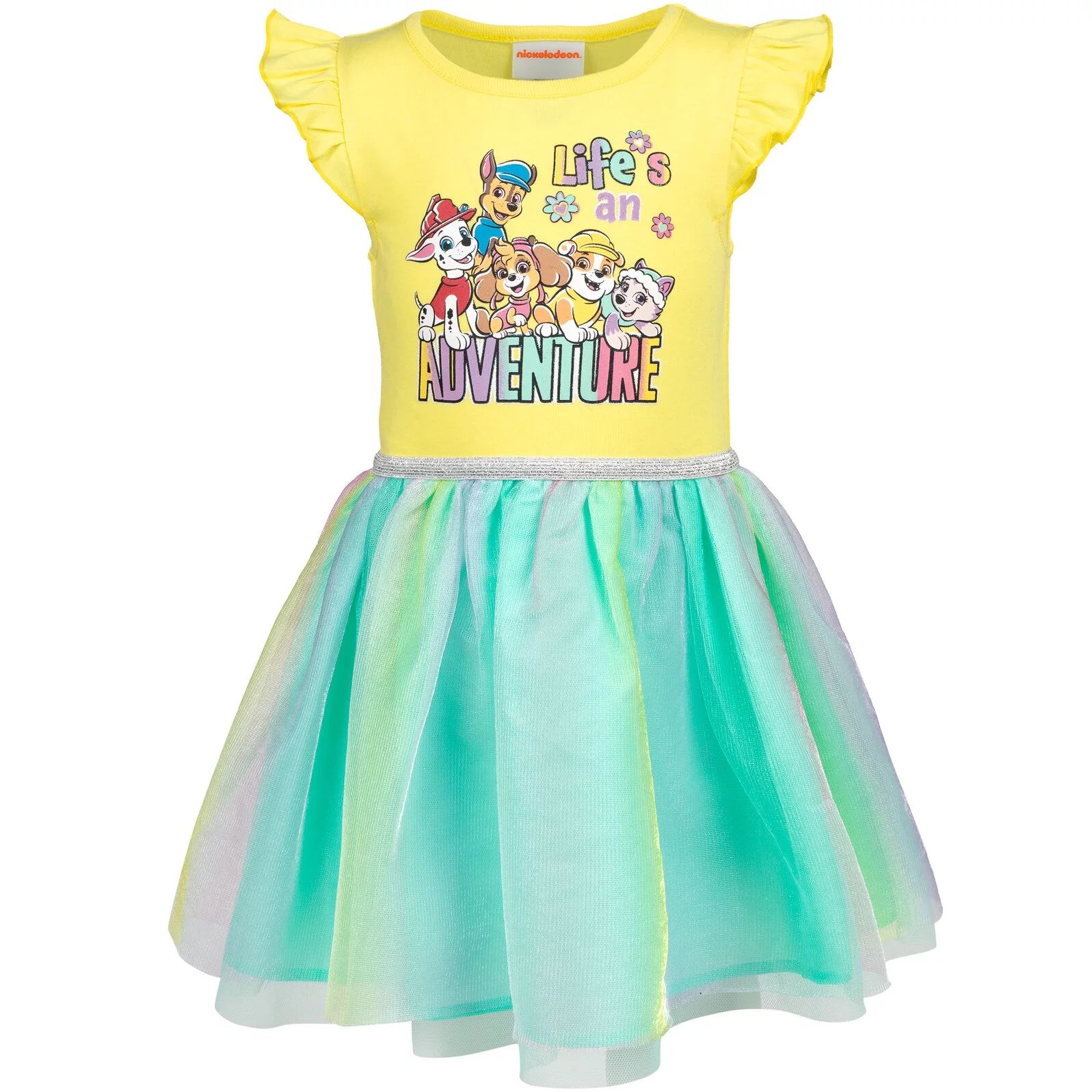 Paw Patrol Skye Chase Marshall Toddler Girls Dress Toddler to Big Kid | Walmart (US)