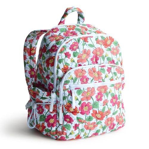 Vera Bradley Women's Disney Featherweight Bancroft Backpack, Mickey Meadow, One Size | Amazon (US)