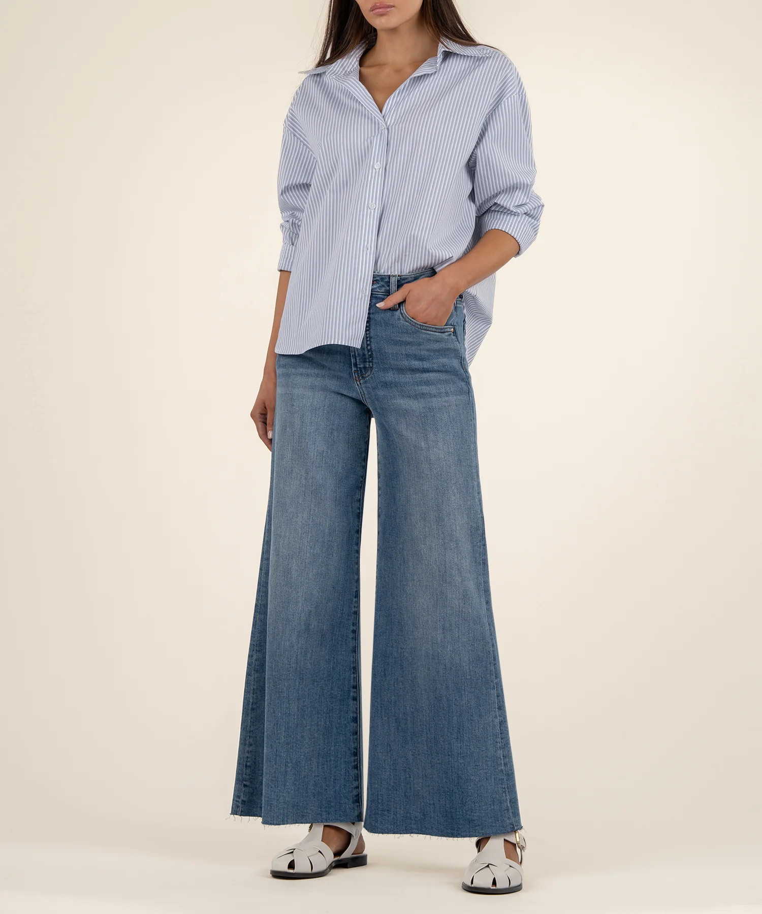 Ryan High Rise Super Wide Leg - Kut from the Kloth | Kut From Kloth