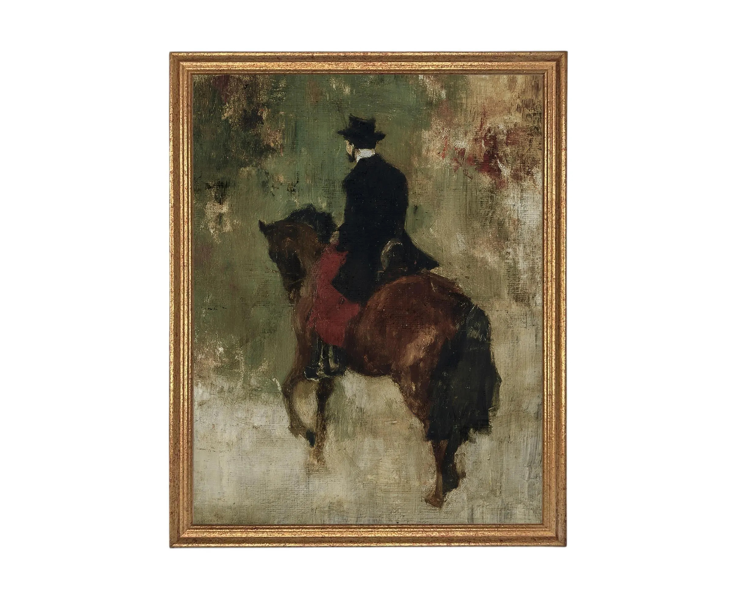 READY TO SHIP 18x24 Horse Painting Print Art: Framed Canvas Print | Etsy (Global)