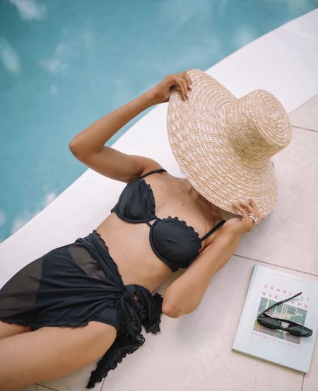 Loving these suits 🤍

Swimsuit, bikini, straw hat, pool day, sunglassess
