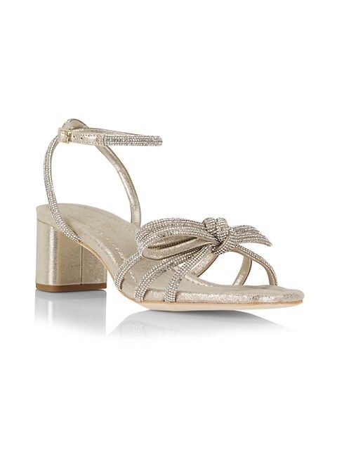 Mikel Crystal-Embellished Suede Sandals | Saks Fifth Avenue