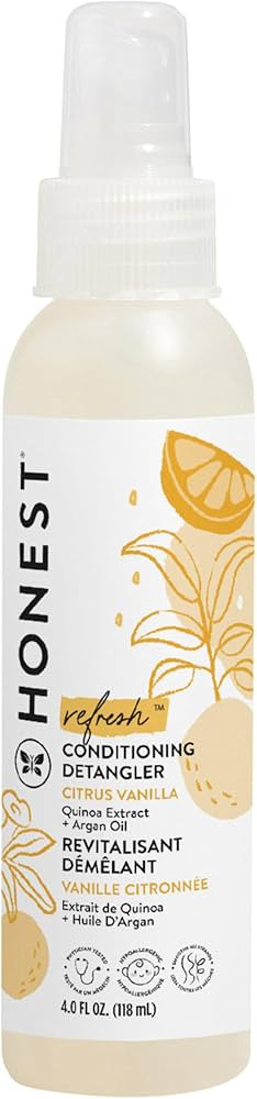 The Honest Company Conditioning Hair Detangler Tear-Free Hypoallergenic Leave-In Conditioner and ... | Amazon (US)