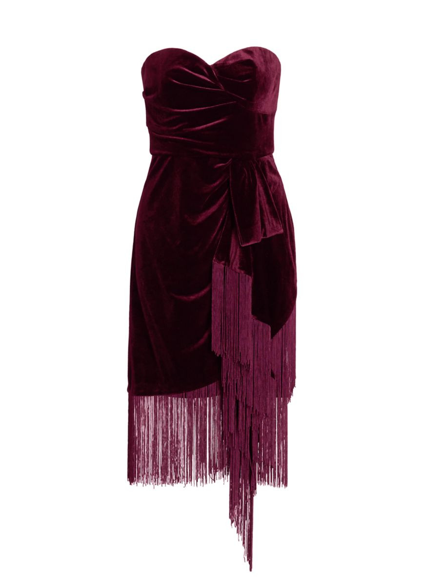 Rosalie Velvet Cocktail Dress | Saks Fifth Avenue