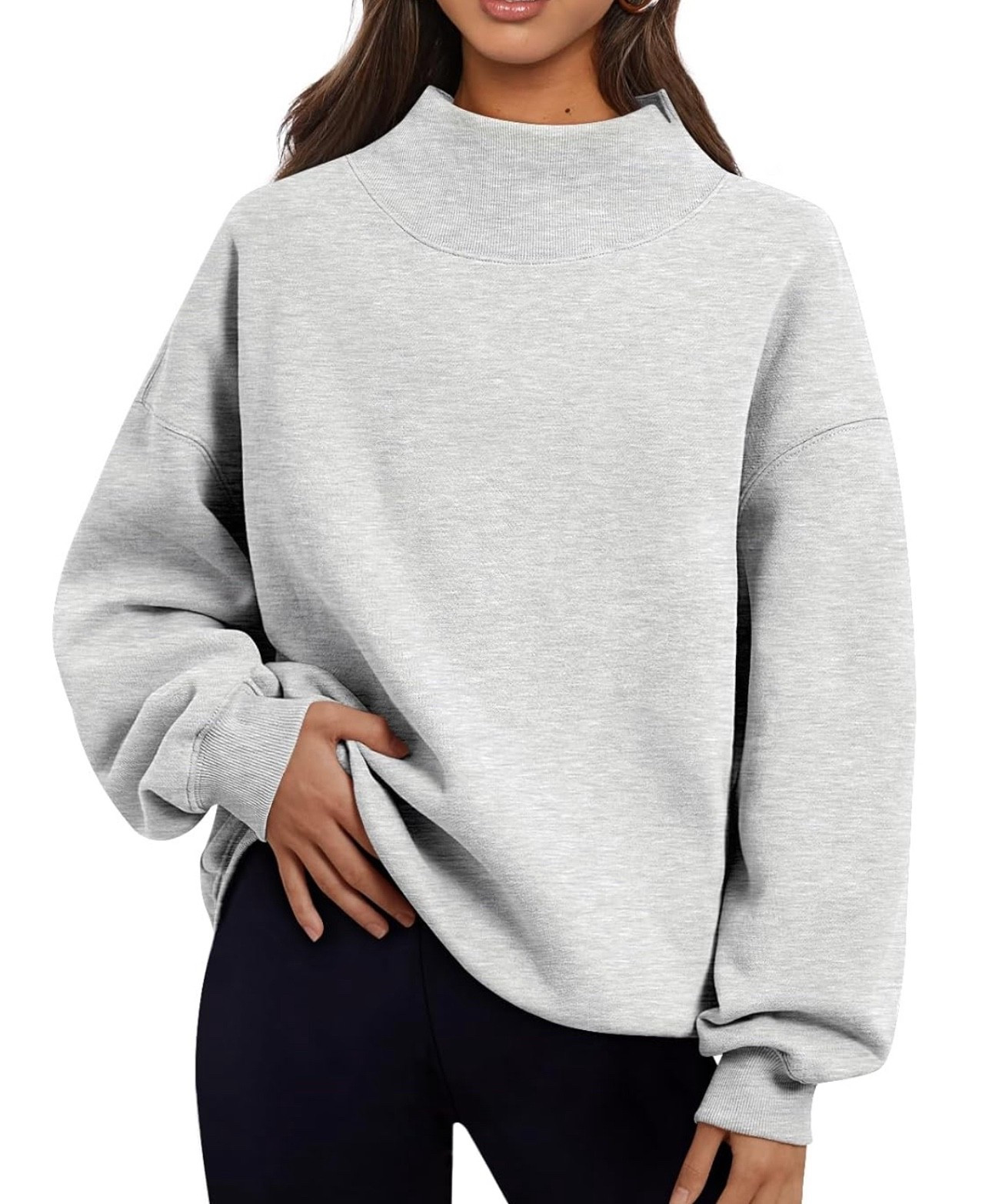 Trendy mock turtleneck sweatshirt!!! 

Amazon find
Lots of colors
Trend 
Fall

#LTKSeasonal #LTKStyleTip #LTKautumn