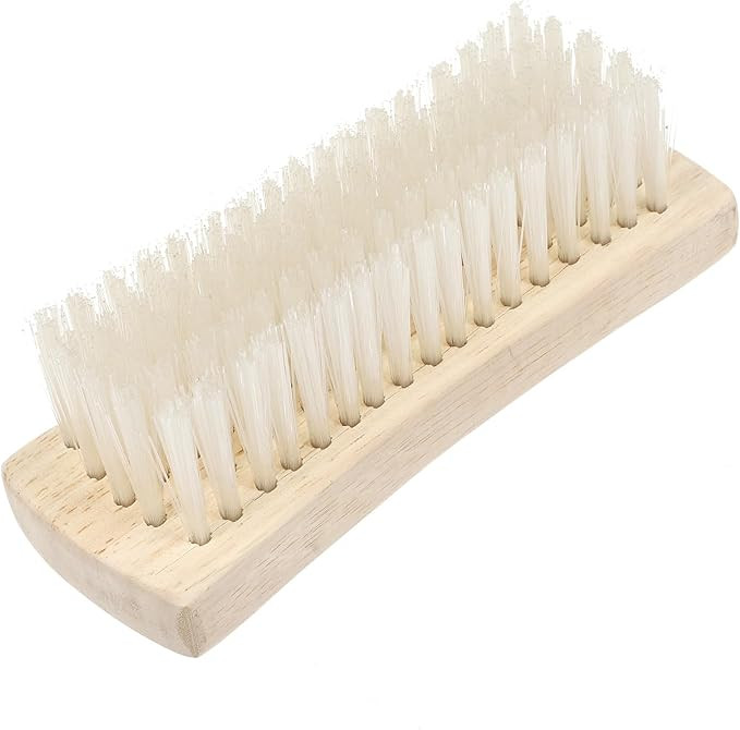 Multi-use Clothes Shoes Shine Brush,Soft Nylon Bristles Laundry Cleaning Brush with Wooden Handle... | Amazon (US)