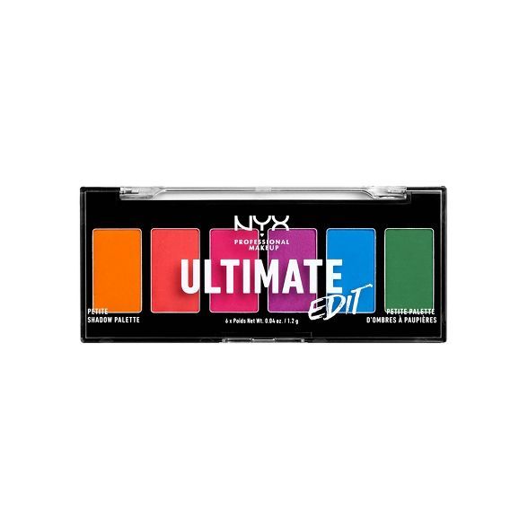 NYX Professional Makeup Ultimate Edit Mini Eyeshadow Palette - 0.04oz | Target