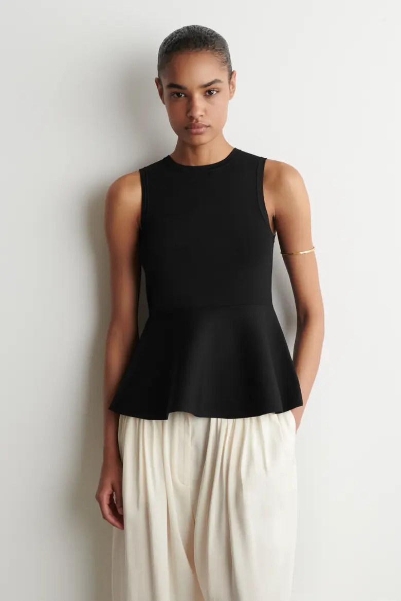 Knitted Peplum Top (Women) | Nordstrom | Nordstrom
