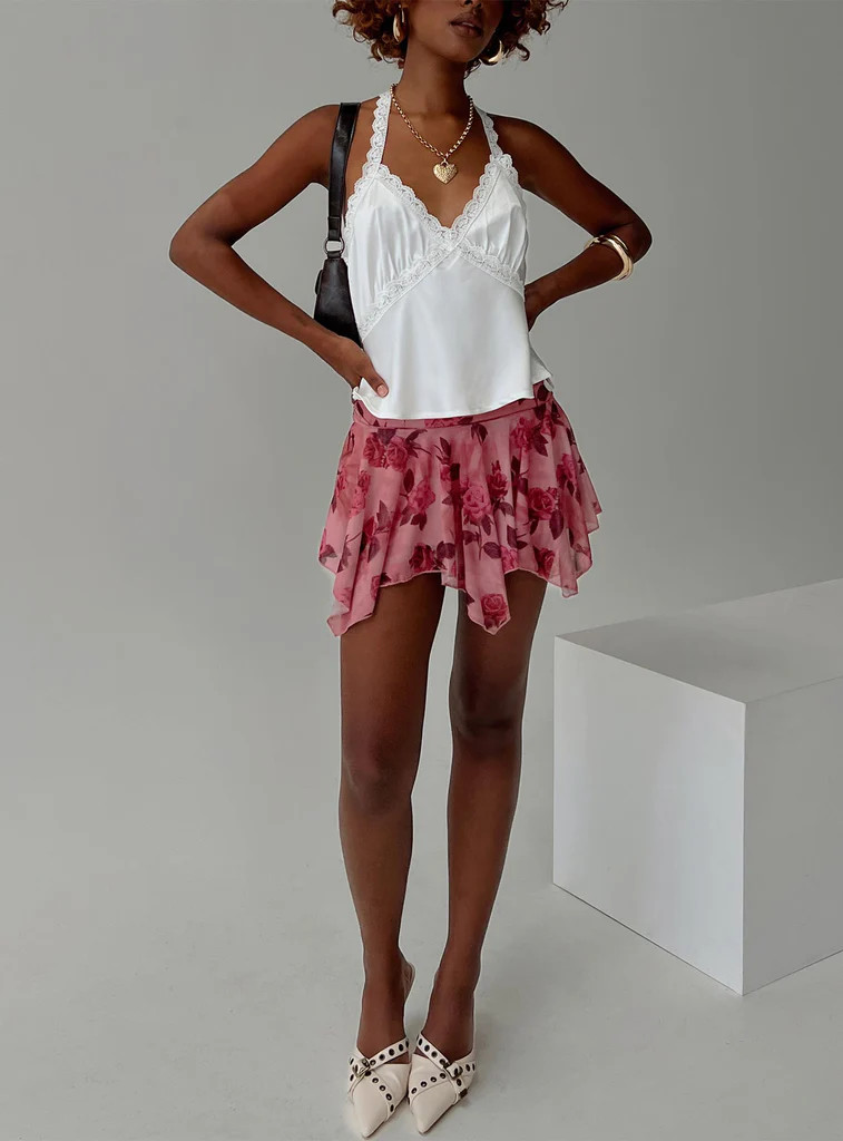 Perezie Mini Skirt Pink | Princess Polly US