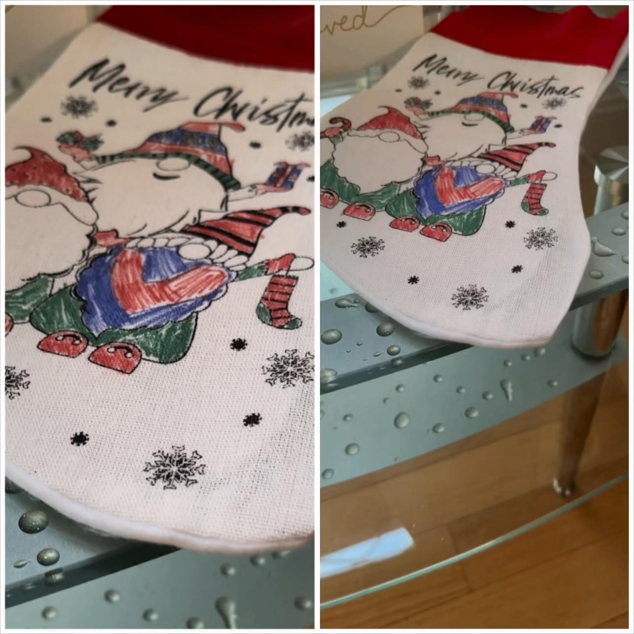 I found an even funnier option for you where you can customise with your kids name and choose between Santa and Gnomes or get both! 

#LTKHoliday #LTKSeasonal #LTKGiftGuide