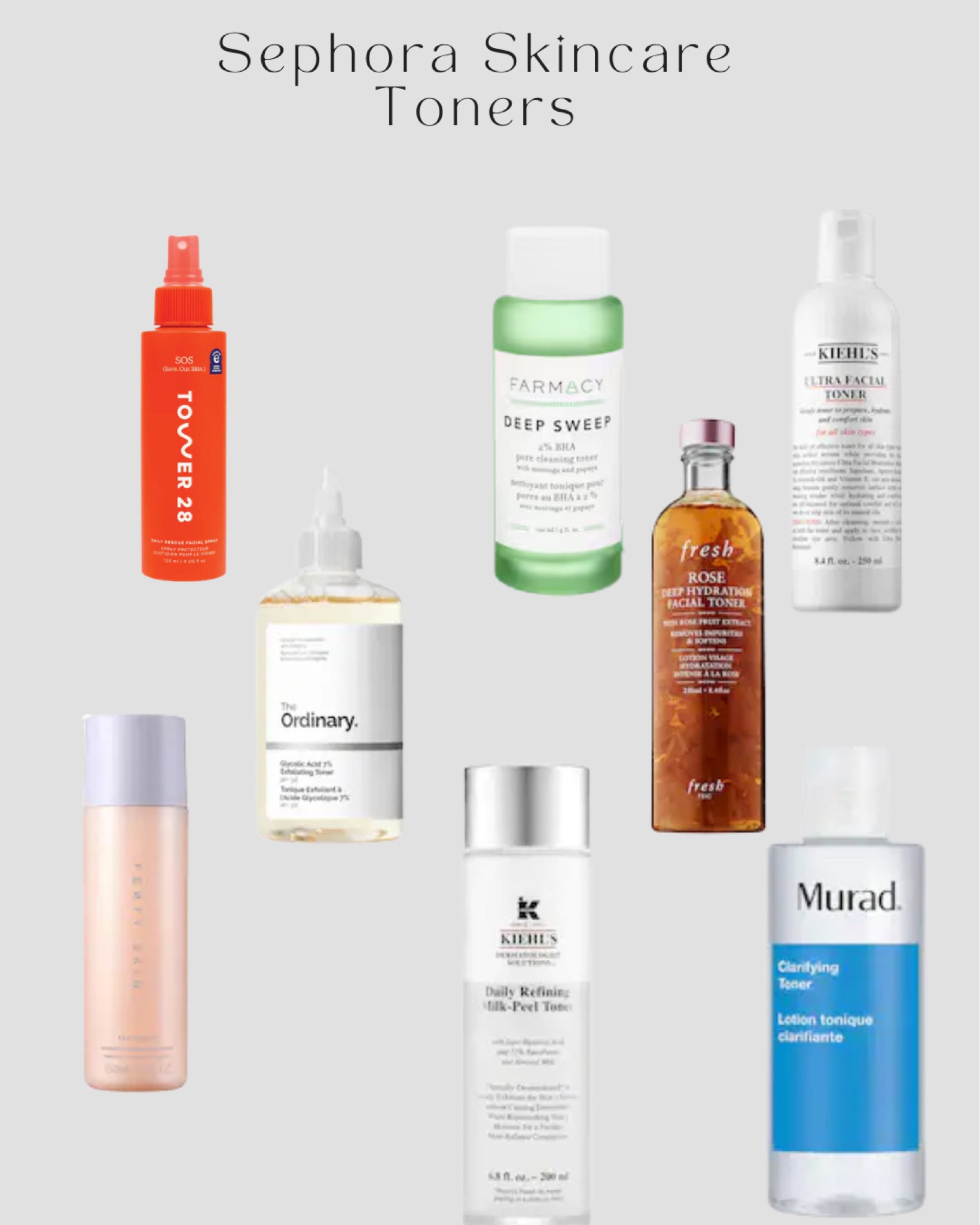 A few skincare toners I've been loving from Sephora. I picked up a few more of these to add to my skincare stash to help remove the extra gunk from my skin. 


#LTKBeauty #LTKGiftGuide