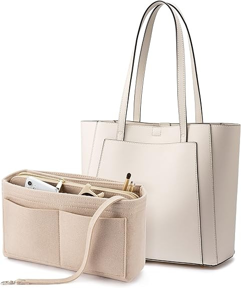 LOVEVOOK Handbags for Women Tote Purse with Purse Organizer Shoulder Satchel Bags | Amazon (US)
